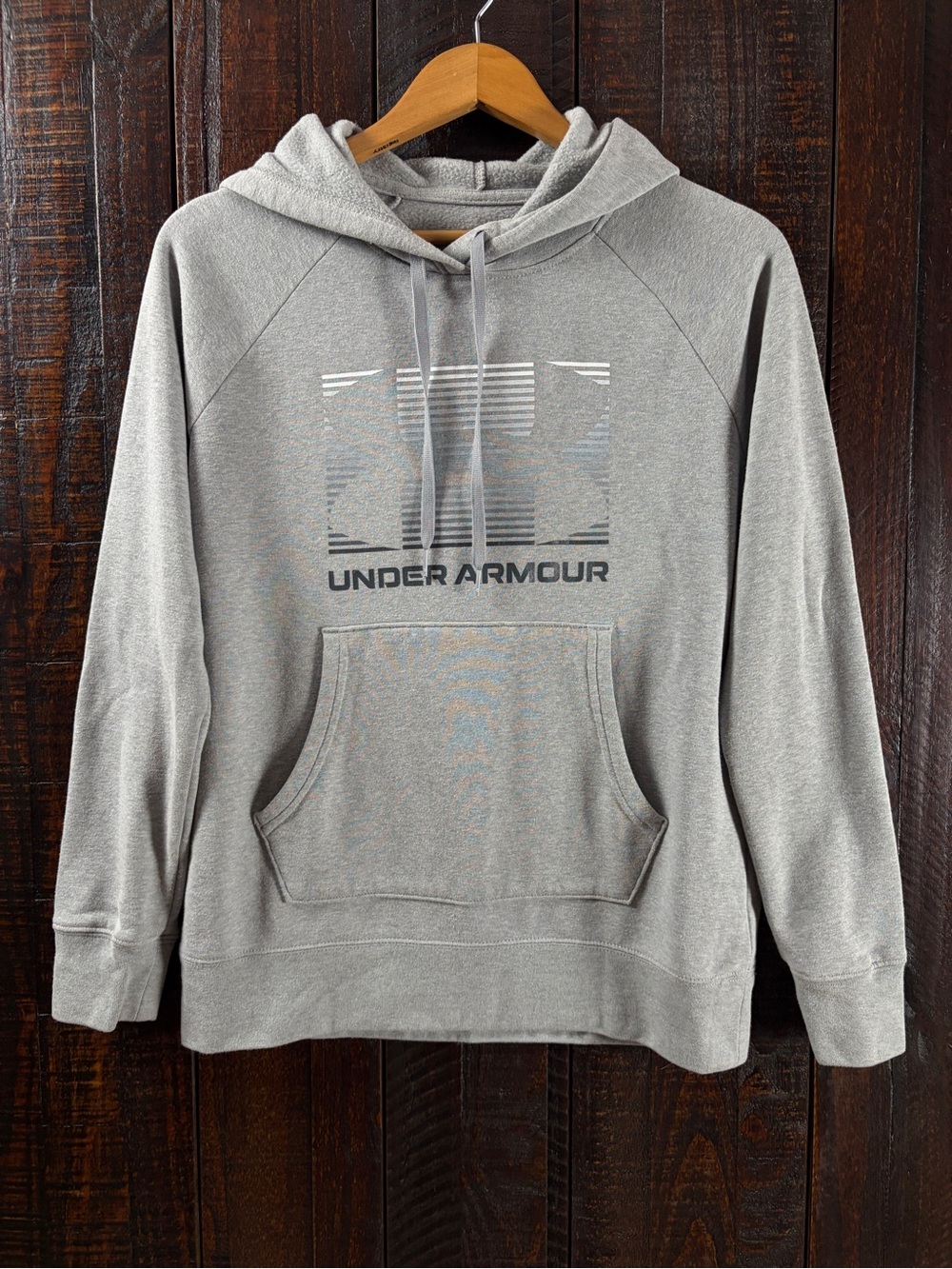 Under Armour Women’s Grey Logo Hoodie Sweatshirt Small
